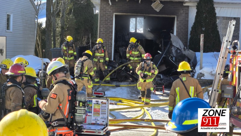 Incendie dans un bâtiment résidentiel du secteur de Lebourgneuf à Québec 
