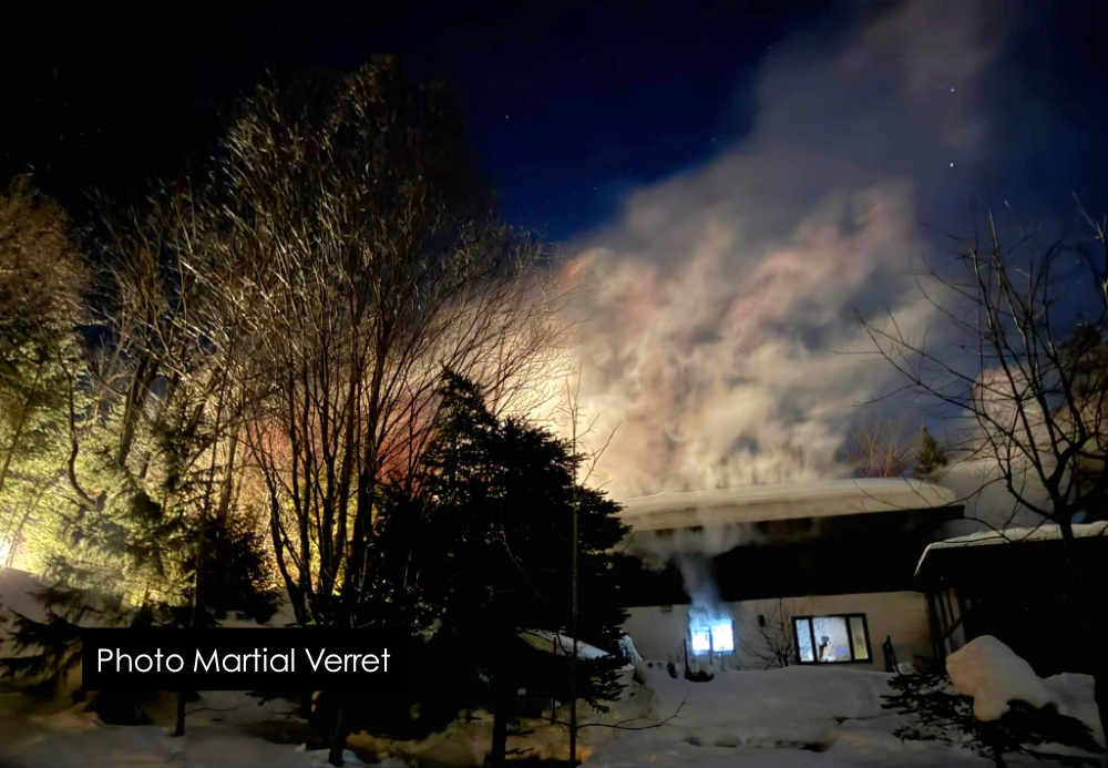 DERNIÈRE HEURE – Incendie en cours à Lac-Beauport