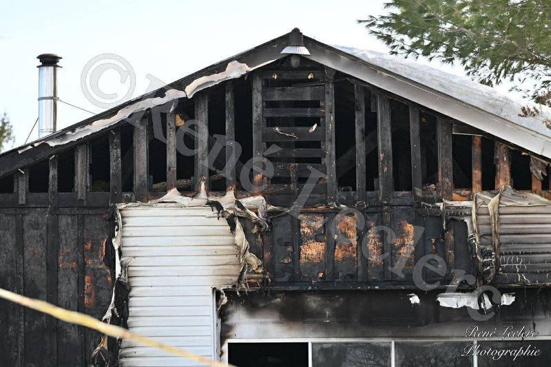 Incendie à Disraeli : un homme retrouvé sans vie