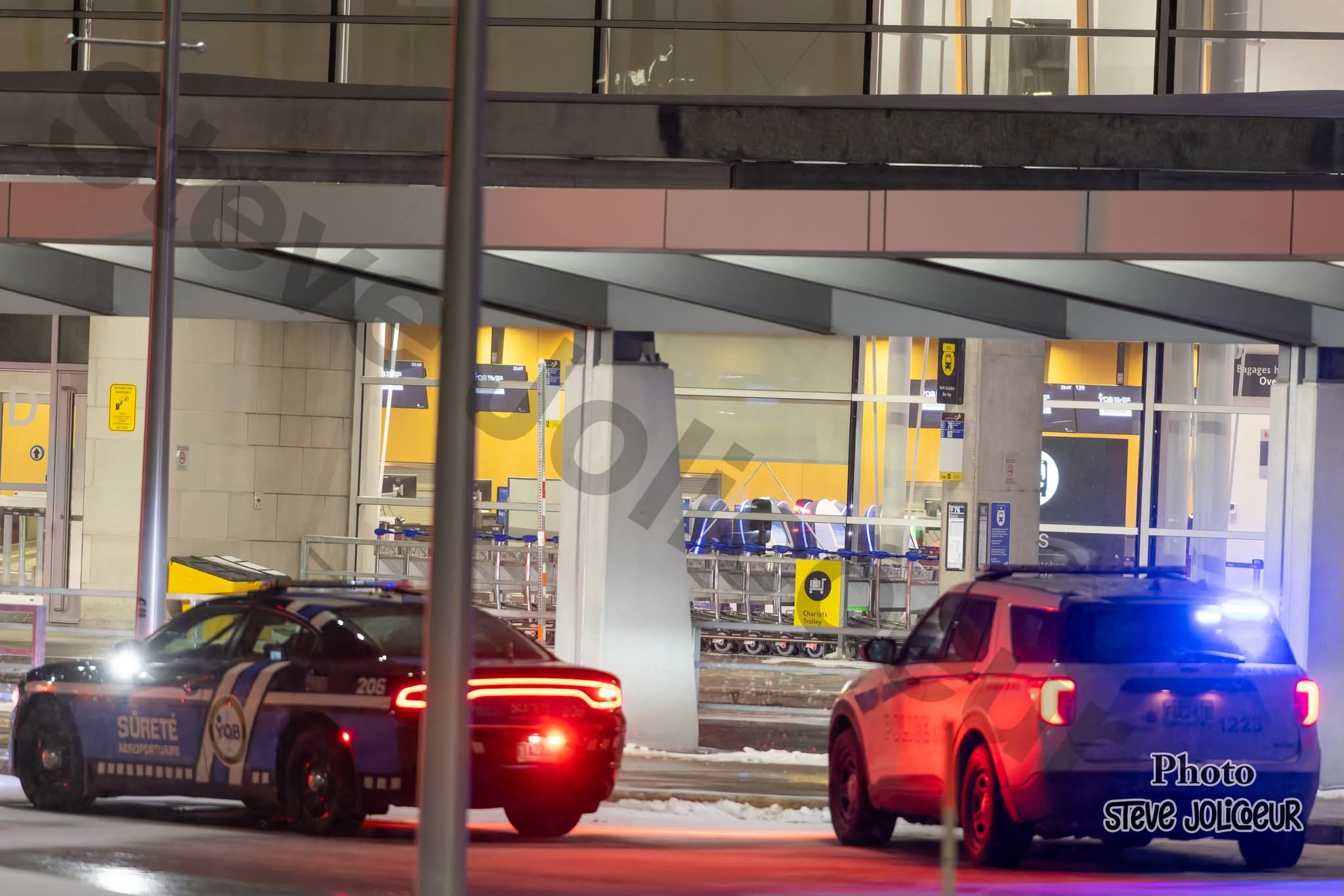  Intervention policière à l’aéroport de Québec TERMINÉE 