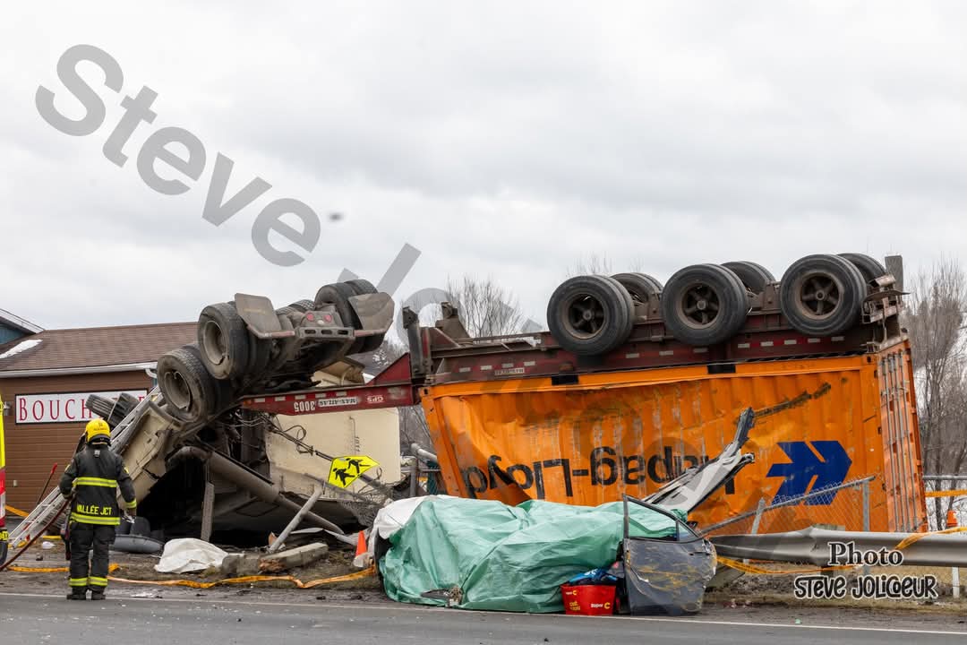 Accident mortel à Vallée-Jonction en 2024 le camionneur est arrêté