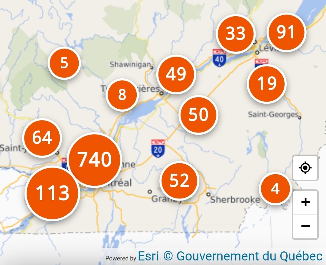 MÉTÉO - Plus de 275 000 abonnés privés de courant au Québec 