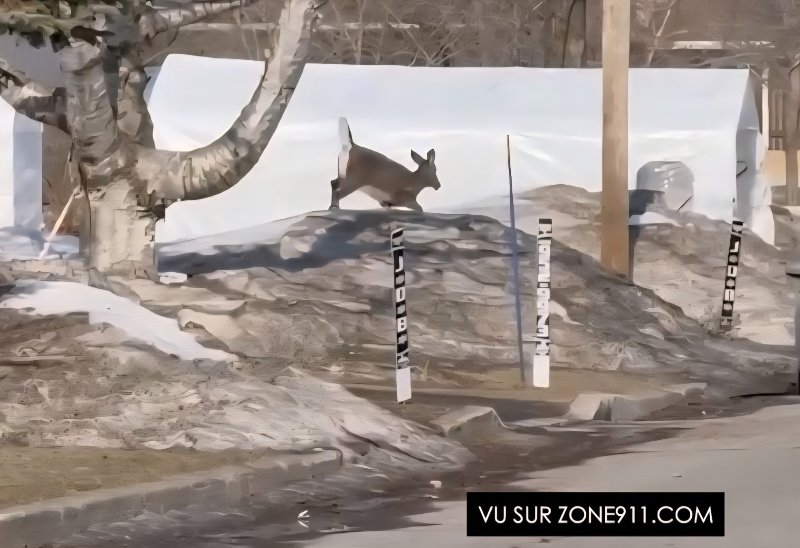 Un chevreuil en «fuite» dans les rues de Beauport