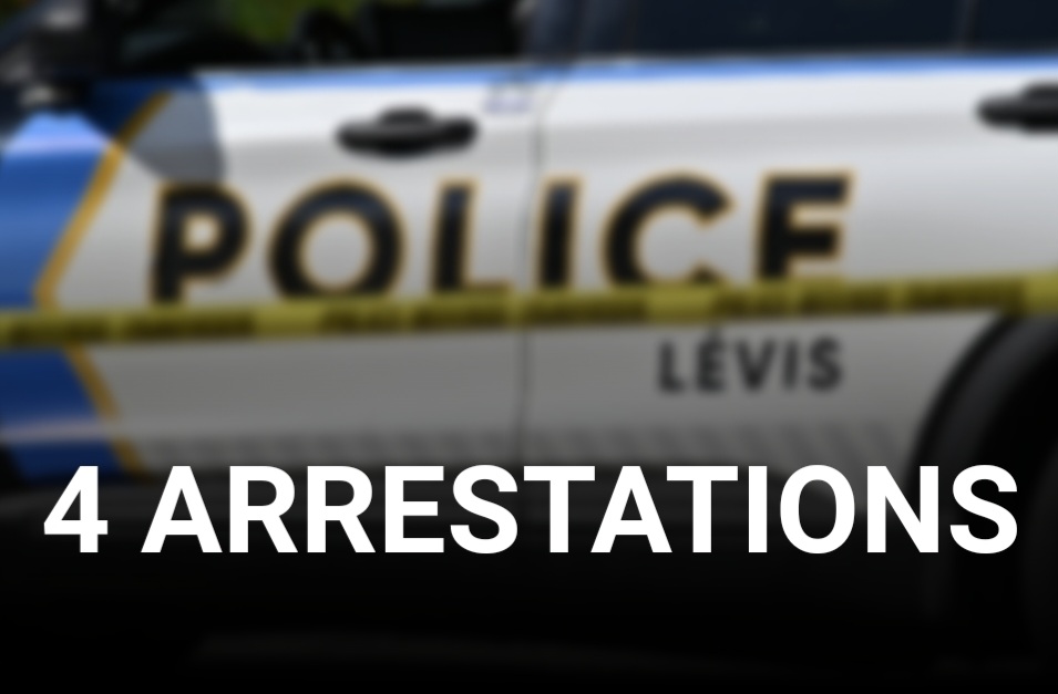 Invasion de domicile à Lévis 4 arrestations grâces à une intervention policière rapide 