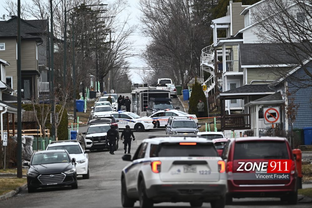 Importante intervention policière pour un homme en crise dans le secteur de Loretteville