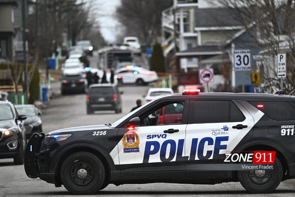 Intervention policière à Loretteville l'homme aurait été atteint mortellement par un tir policier 