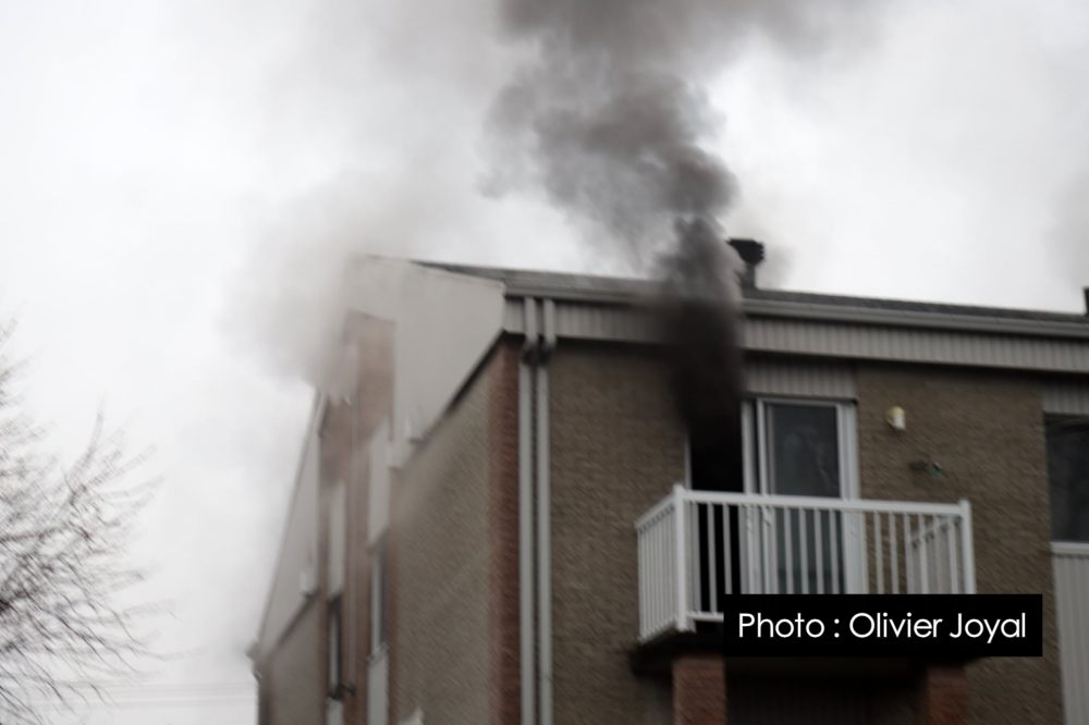 Incendie dans un immeuble à logements à Saint-Hyacinthe
