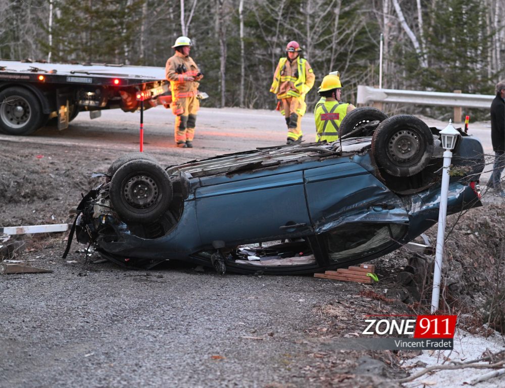 Accident - Spectaculaire capotage sur le boulevard Raymond 