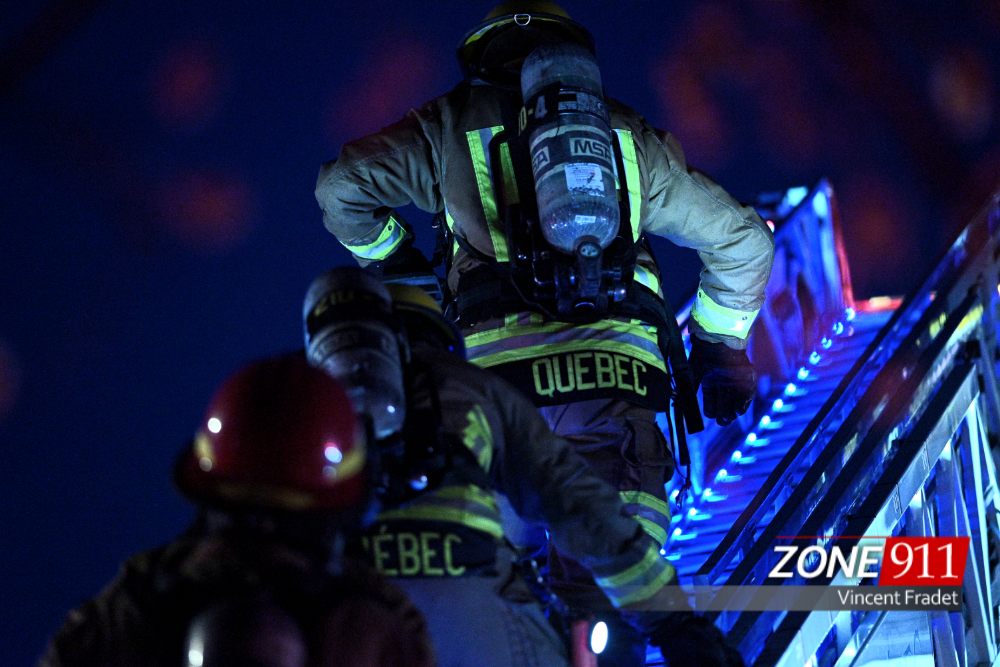 Incendie dans un immeuble à logements à Ste-Foy 