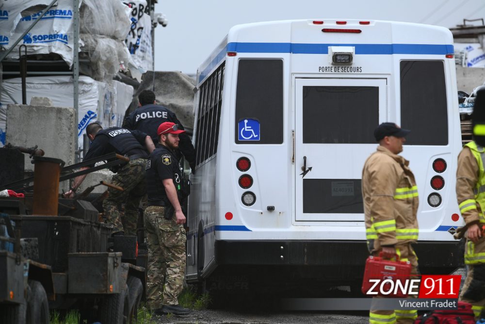 Beauport : Accident impliquant un travailleur et un autobus