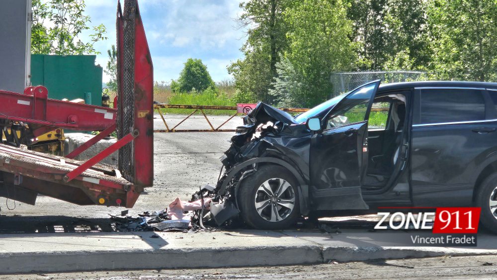 Accident à Beauport le boulevard Ste-Anne est fermé 