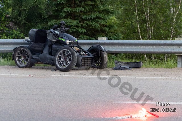 Accident mortel en Spyder à Saint-Léonard-de-Portneuf