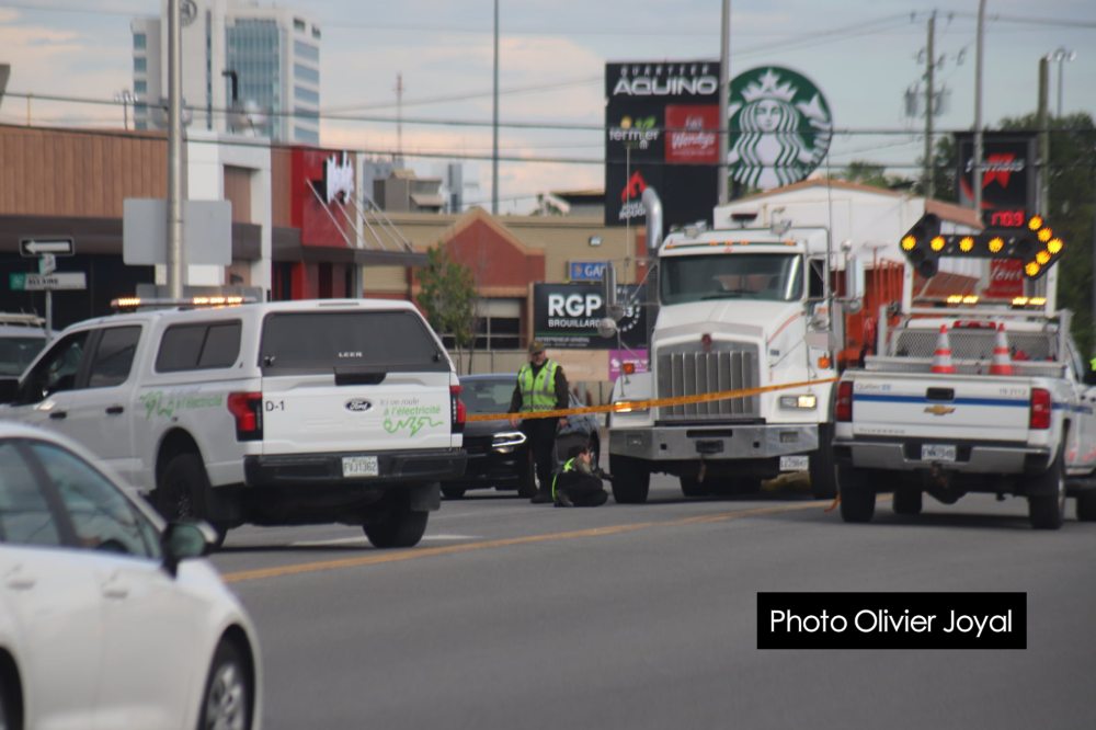 Une jeune cycliste happée mortellement par un camion à St-Hyacinthe 
