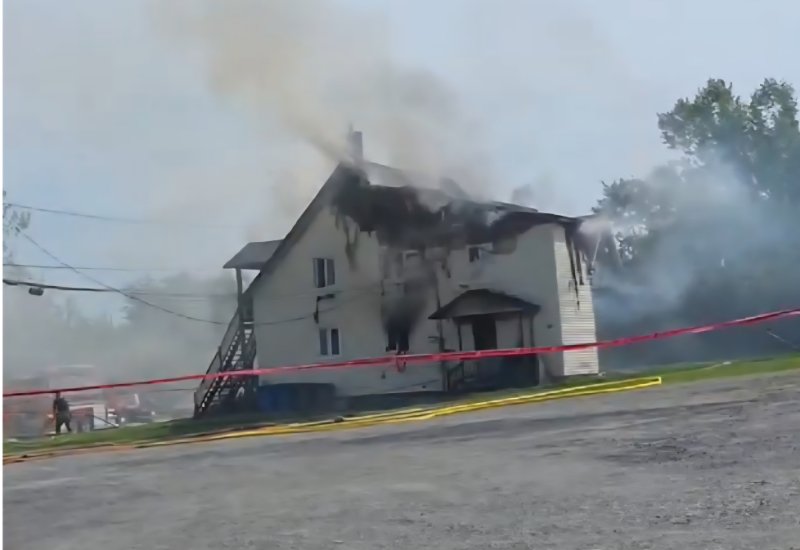 Incendie majeur dans une résidence de St-Gerard (Weedon)