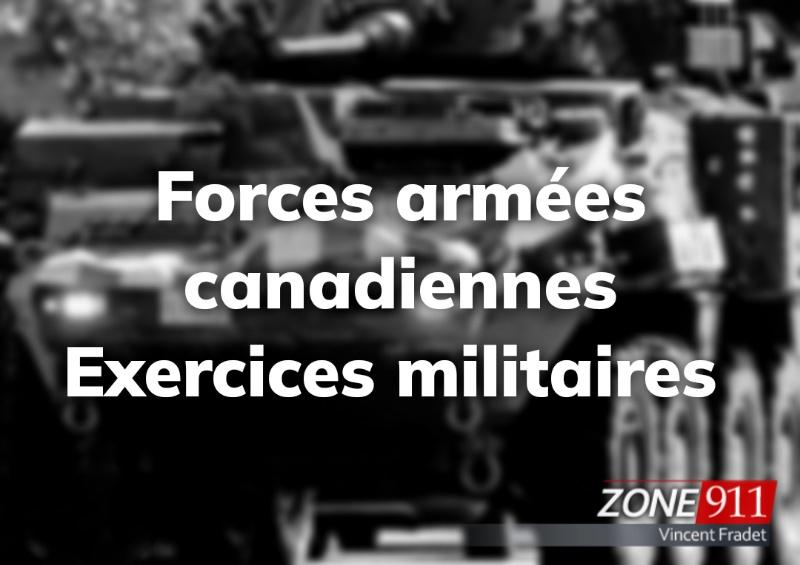 Soyez sans crainte :  Convoi militaire de nuit dans la région de Québec 