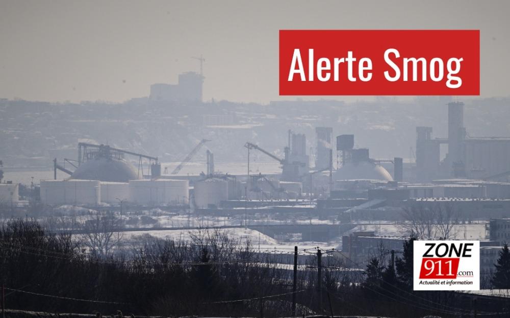 ALERTE DE SMOG en vigueur pour plusieurs régions 