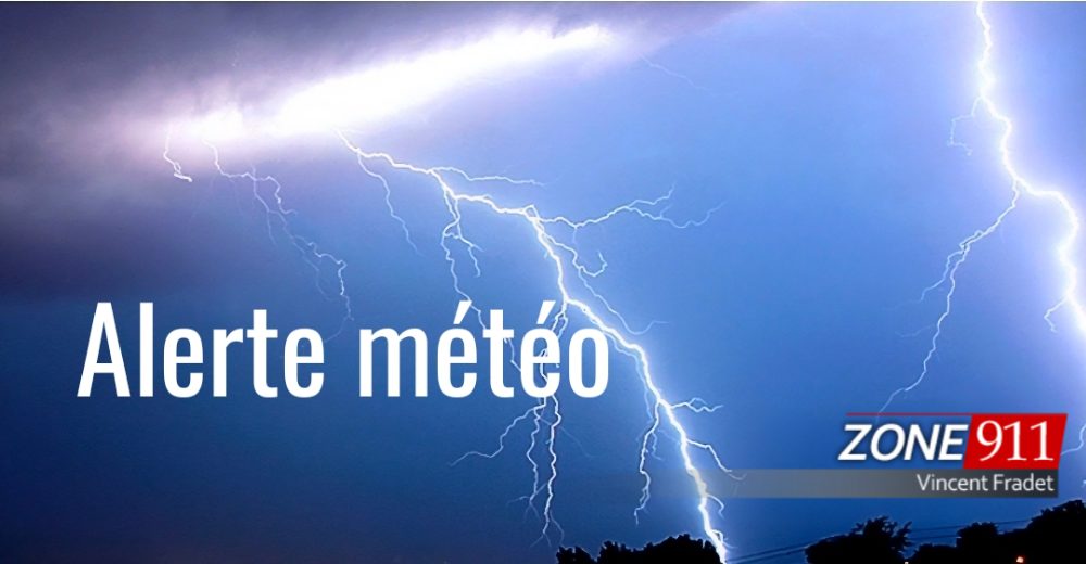 ALERTE MÉTÉO -  Des orages violents pour certains régions de la province 