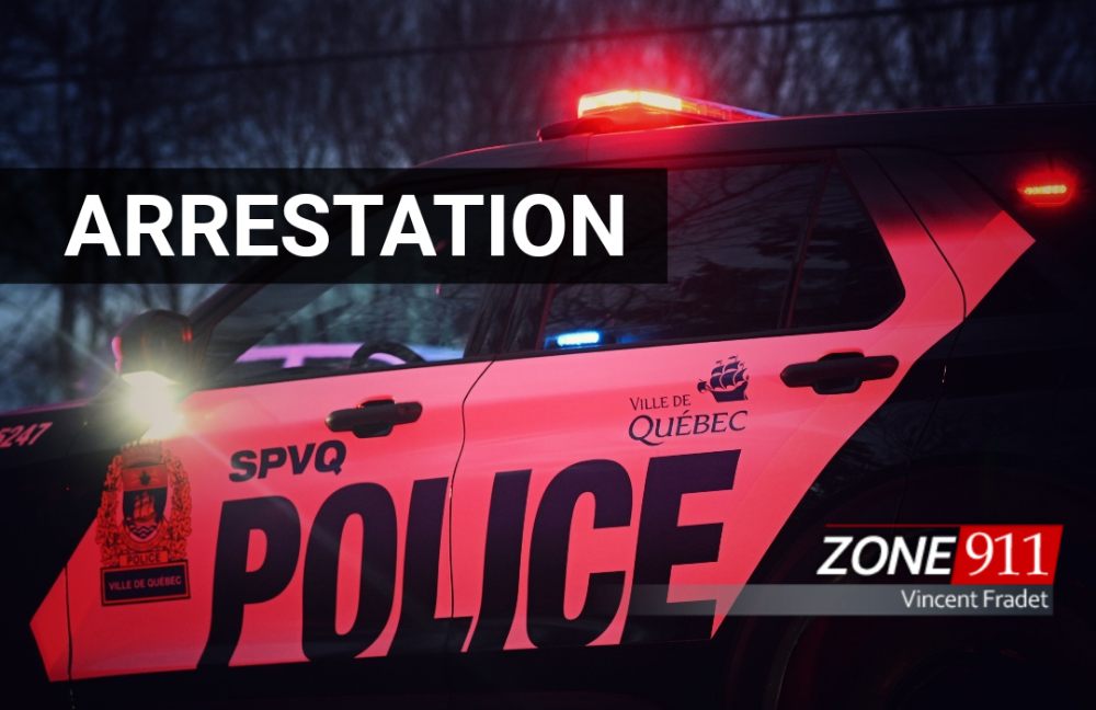 Québec - Arrestation pour avoir braqué une arme à feu 